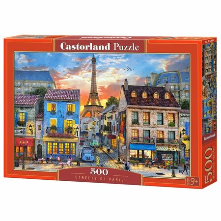 CASTORLAND Streets of Paris Jigsaw Puzzle - 500 Piece B-52684